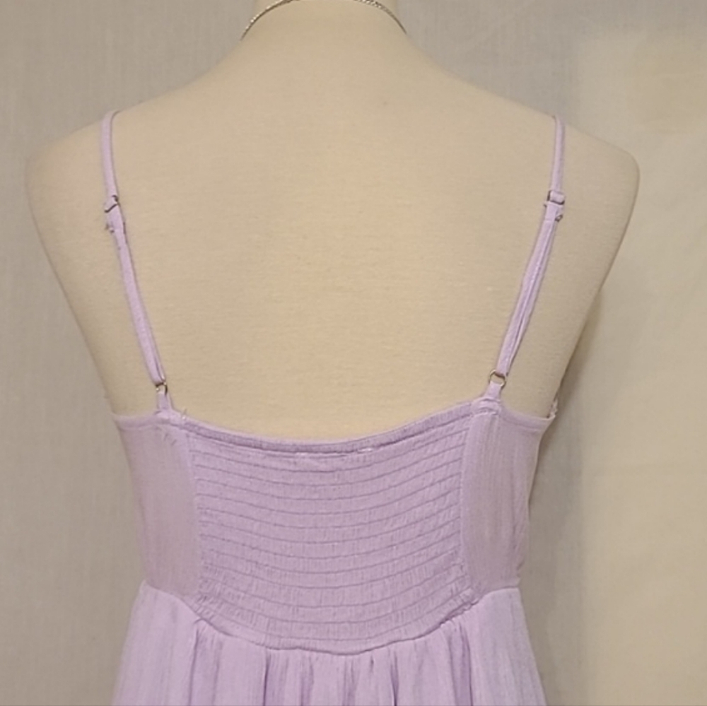 Timing Lavender Lace Bodice Mini Dress - Picture 10 of 11